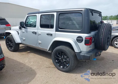 2023 Jeep Wrangler 4Xe Sahara 4X4 from USA, damaged, VIN 1C4JJXP64PW702995